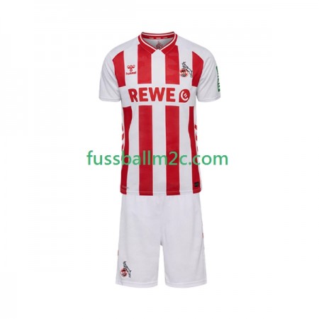 Fußballtrikots FC Köln Kinder Heim Trikotsatz 2025-2026